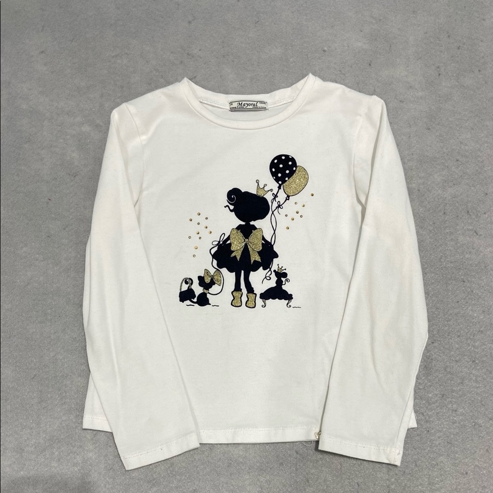 Embroidered Tee and Matching Skirt
